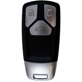 Gehäuse für Audi Schlüssel mit 3 Tasten (helle Rückseite) 